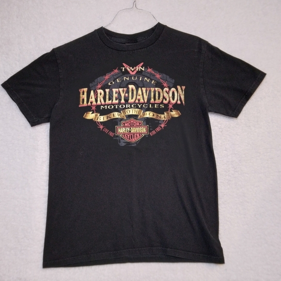 Harley-Davidson Indy West Men's Black Tee- Medium - Picture 5 of 9